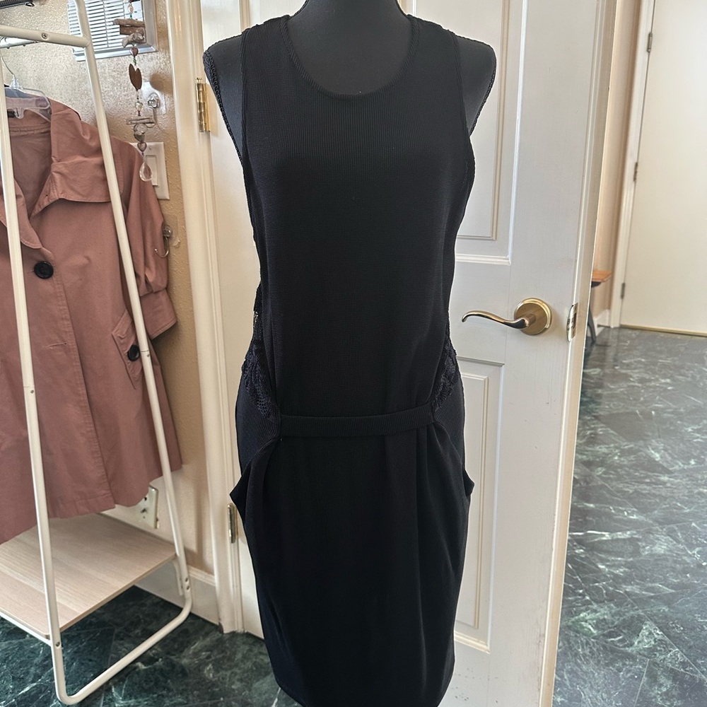Opening Ceremony Black Midi Dress